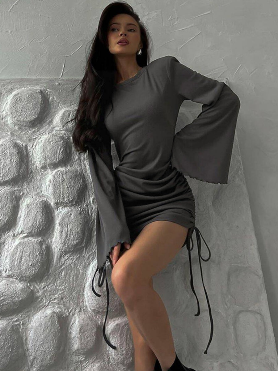 Liber Autumn Women's Solid Color Solid Color Mini&Short Dresses