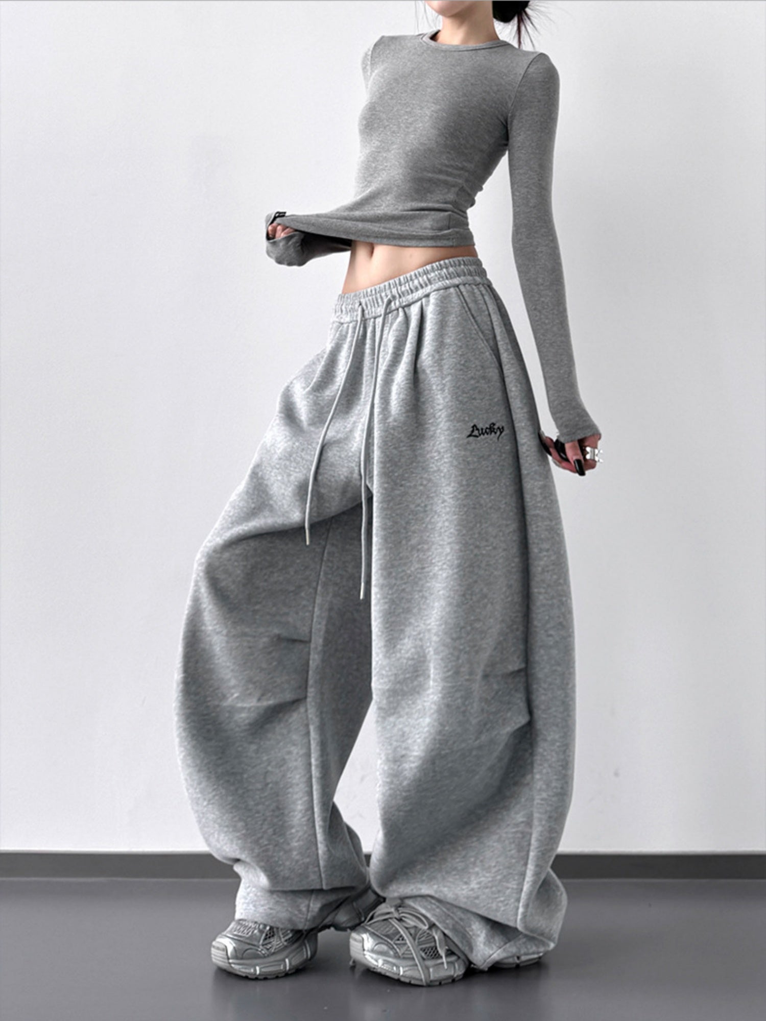 Casual Sweatpants Hip-hop High Street Jazz Pants Flowy Sportswear Pants