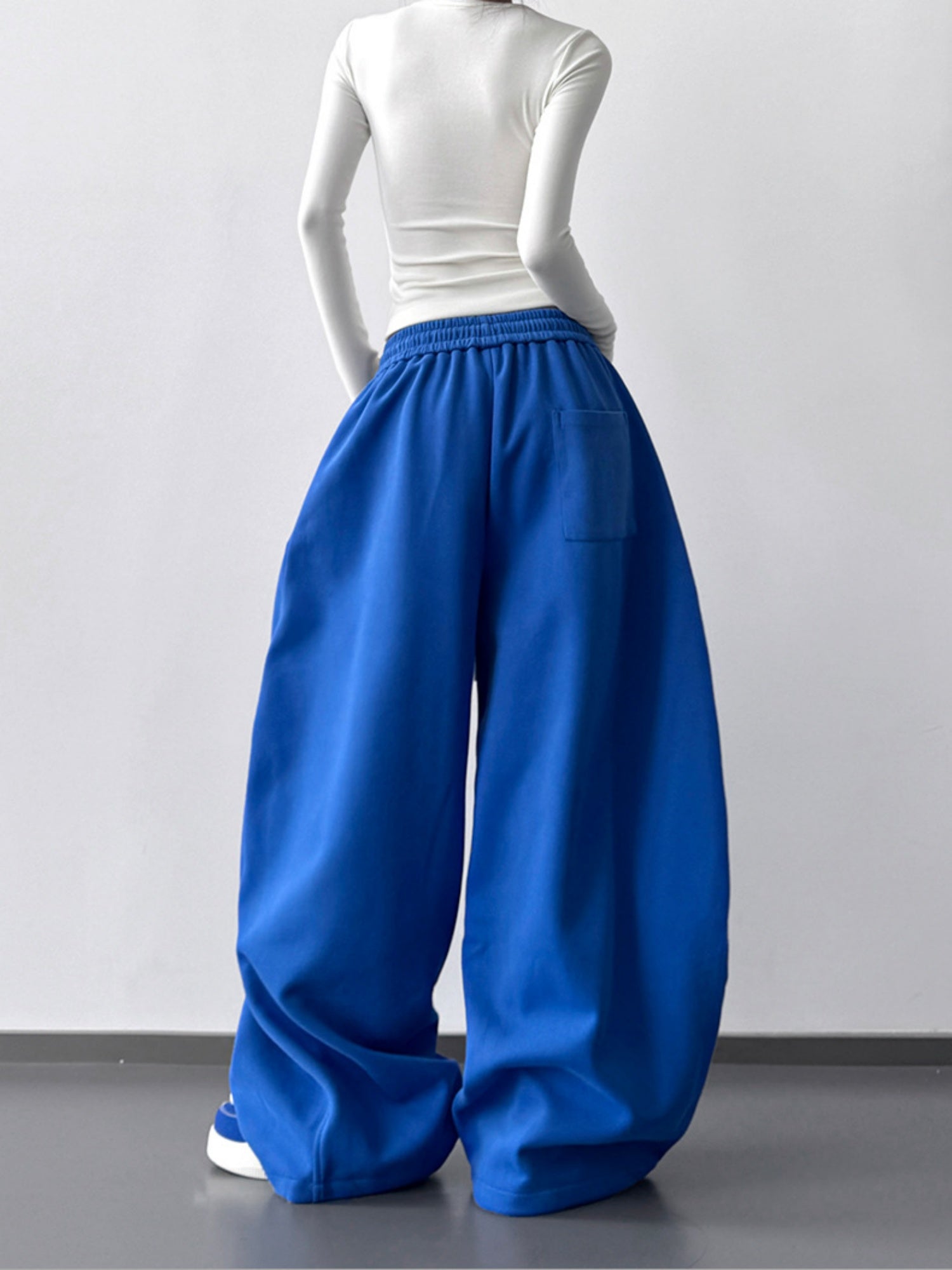 Drawstring Sweatpants Drape Sweatpants