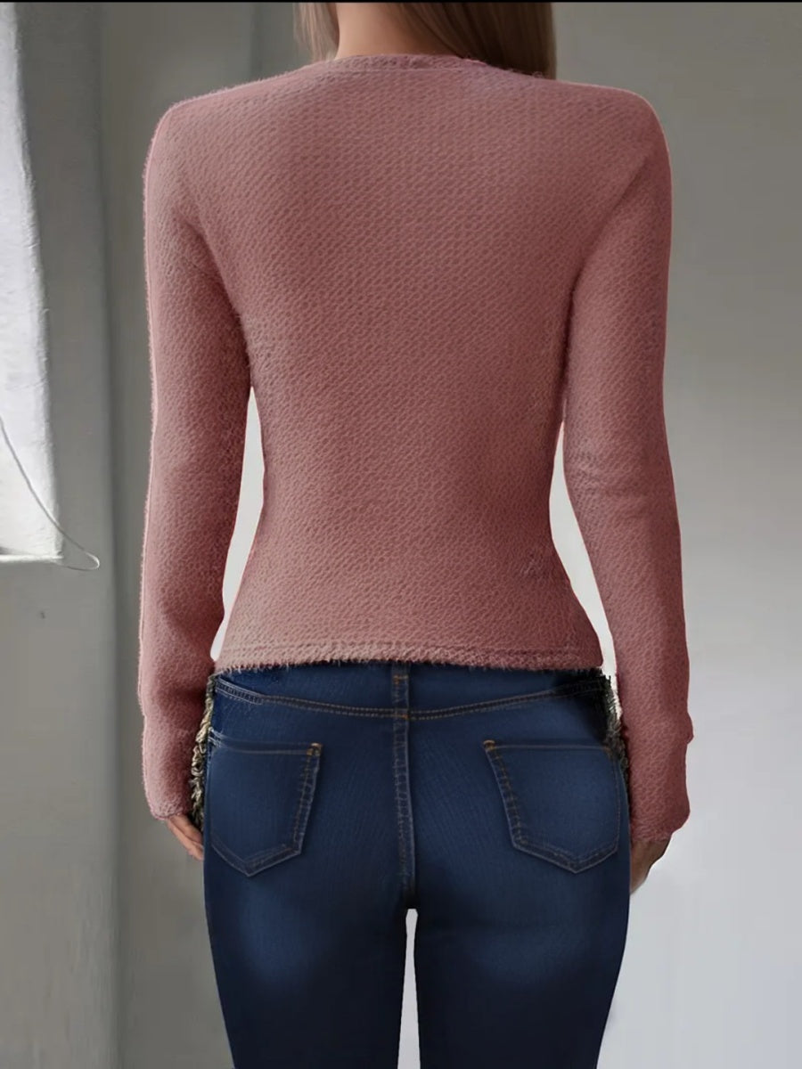 Tight-fitting Top Sweaters Casual T-shirt