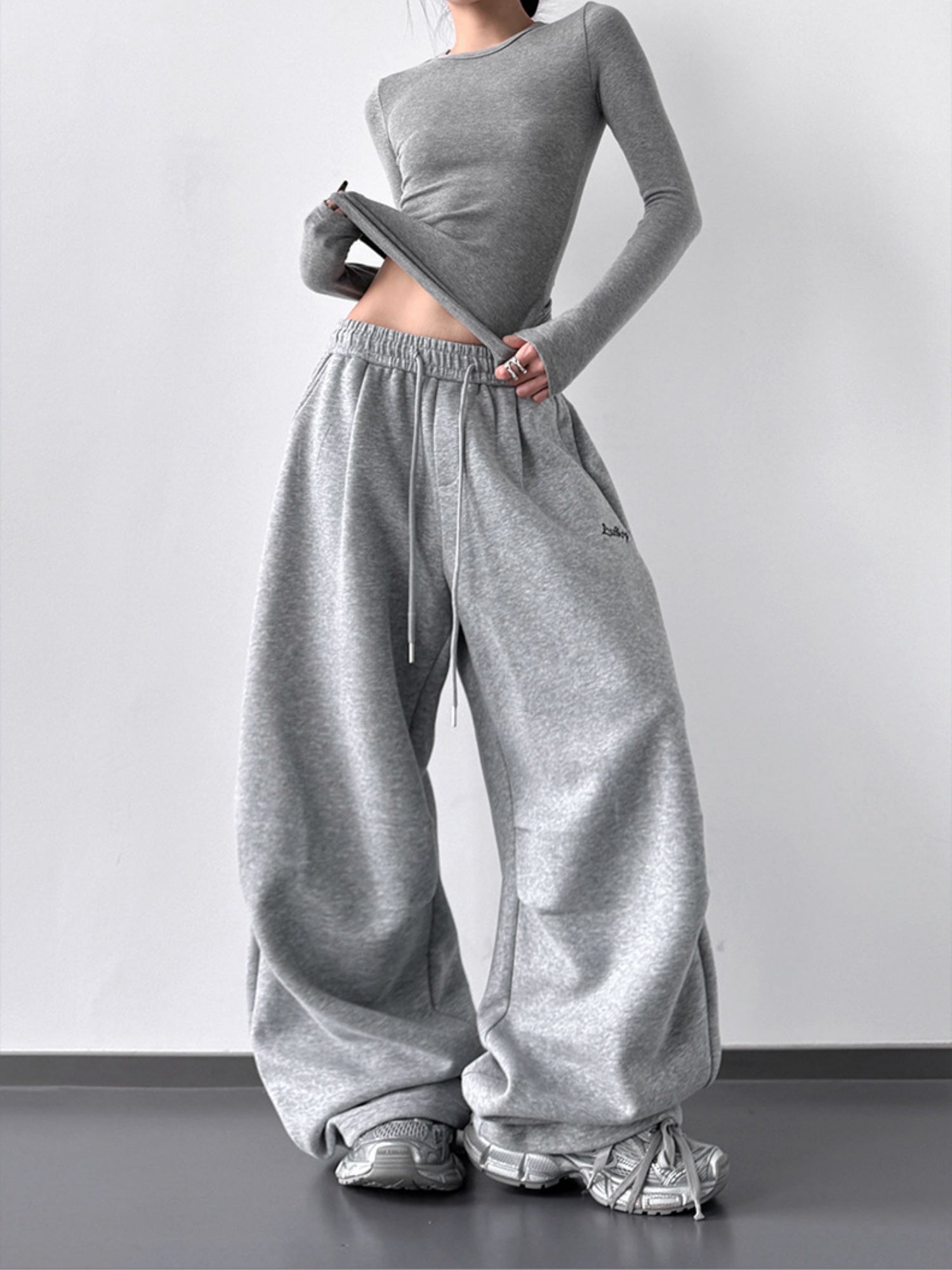 Casual Sweatpants Hip-hop High Street Jazz Pants Flowy Sportswear Pants