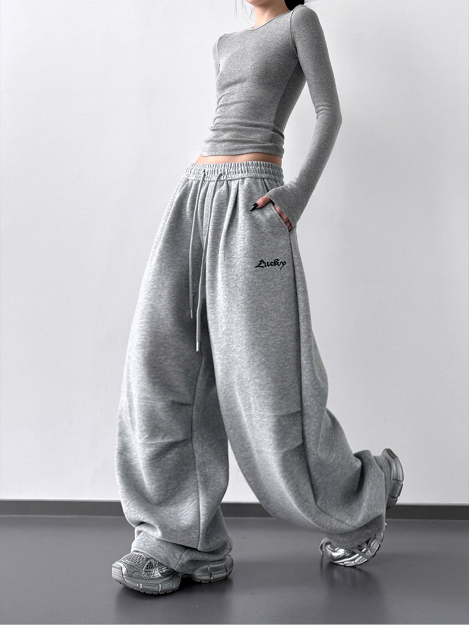 Casual Sweatpants Hip-hop High Street Jazz Pants Flowy Sportswear Pants