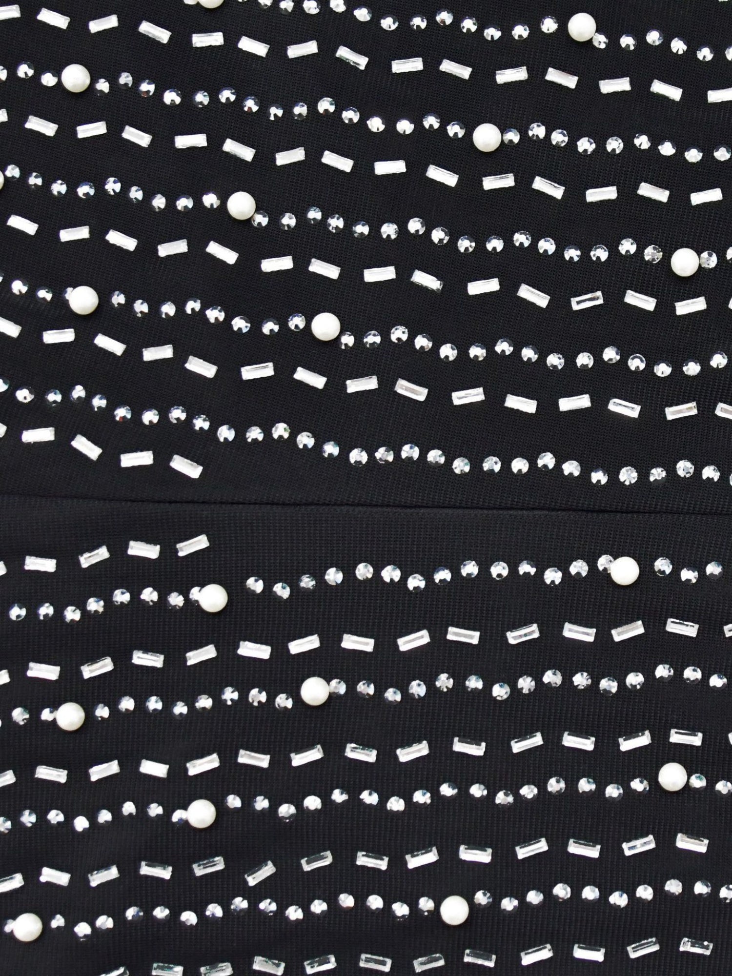 Long-sleeved Mesh Hot-fix Rhinestones And Bubbles Perspective Party The Gala Was Dazzling. Mini&Short Dresses