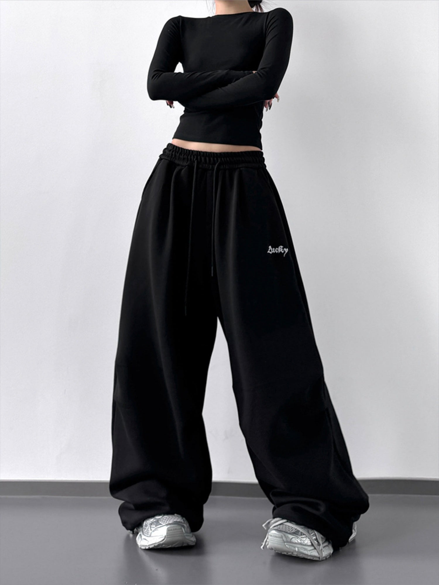 Casual Sweatpants Hip-hop High Street Jazz Pants Flowy Sportswear Pants