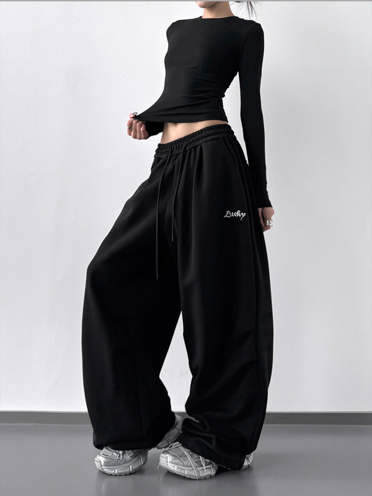 Casual Sweatpants Hip-hop High Street Jazz Pants Flowy Sportswear Pants
