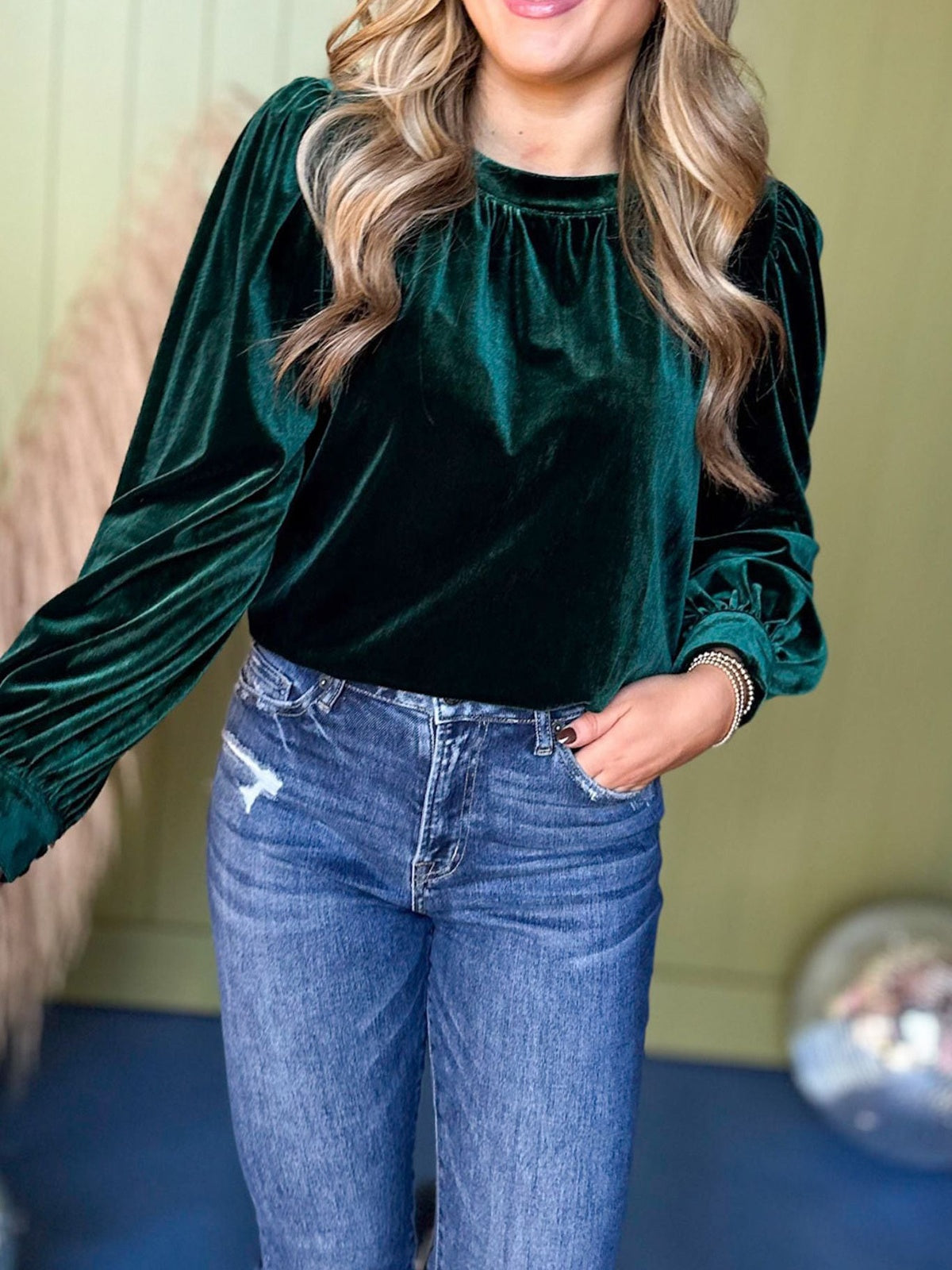 Hood Crew Neck Long Sleeve Splicing Velvet T-shirts